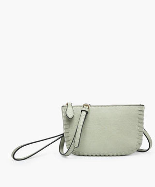 Sage Whipstitch Crossbody