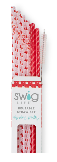 Santa Baby Straw Set