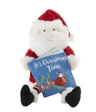 Santa Plush With Book