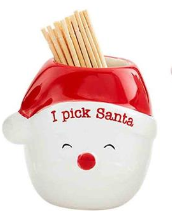 Santa Toothpick Set