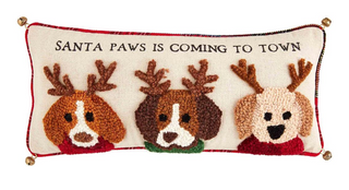 Santa Xmas Hook Dog Pillow