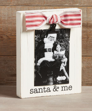 Santa and Me Frame