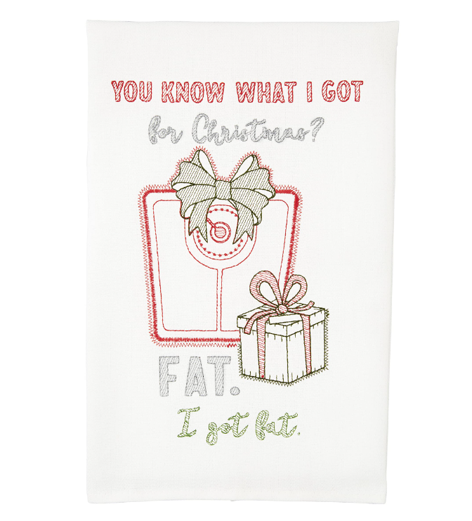 Scale Holiday Dish Towel