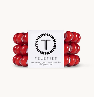 Scarlet Red Large Teleties
