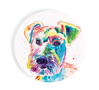 Schnauzer Car Coaster