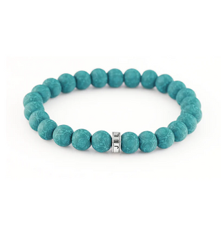 Teal Tile Stack Bracelet