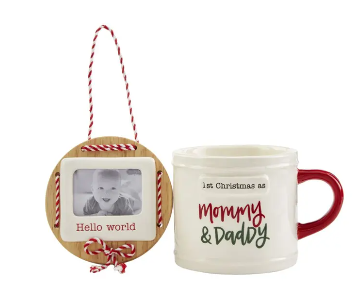 Parent 1st Xmas Mug Ornament