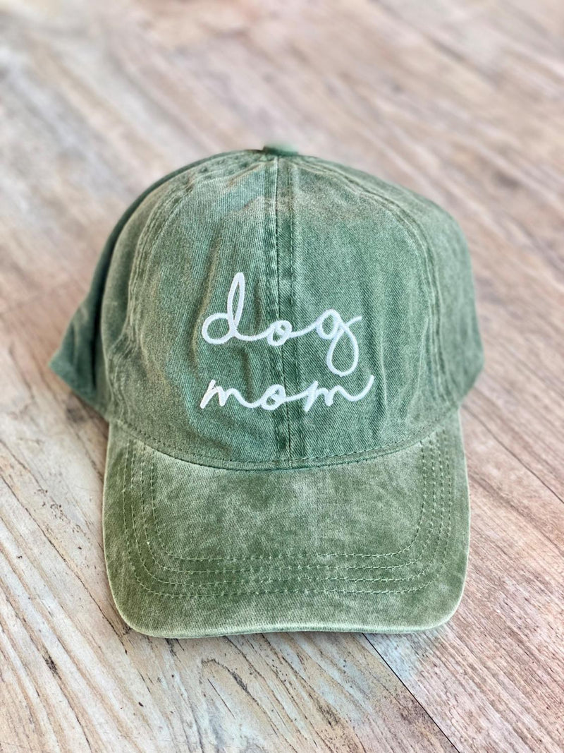 Script Dog Mom Hat (More Colors)