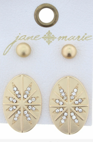 Set of 2: Gold Ball & Large Starburst