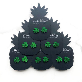Shamrocks Earring Green