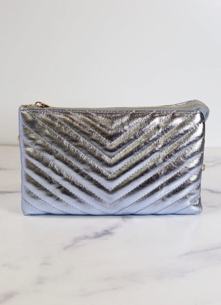 Sherman Quilted Purse Metallic