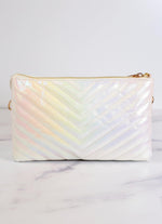 Sherman Quilted Purse White Op