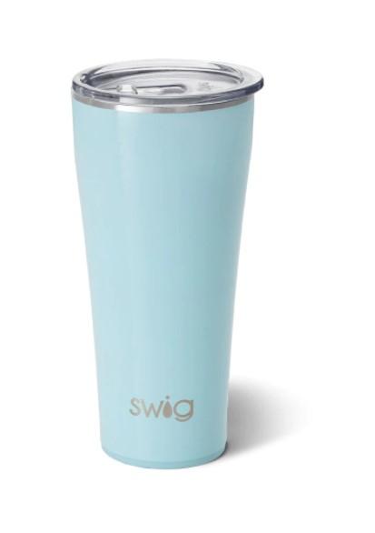 Shimmer Aqua 32oz Tumber – Darling State of Mind