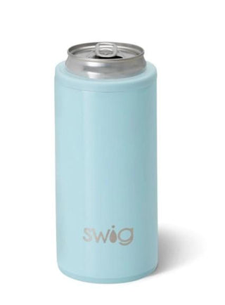 Shimmer Aqua Skinny Can
