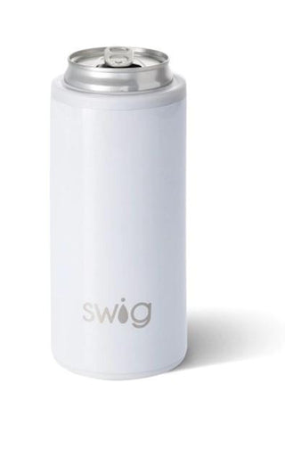 Shimmer White Skinny Can