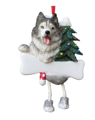 Siberian Husky Ornament