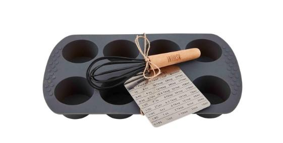 Silicone Muffin Pan & Whisk