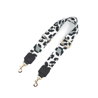 Silver Cheetah Purse Strap