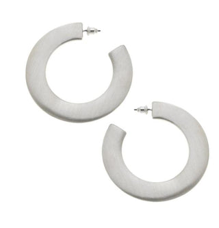 Silver Maisie Hoop
