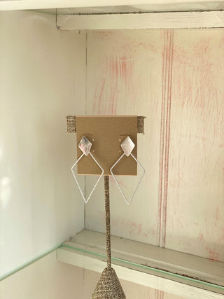 Silver Rhombus Earring