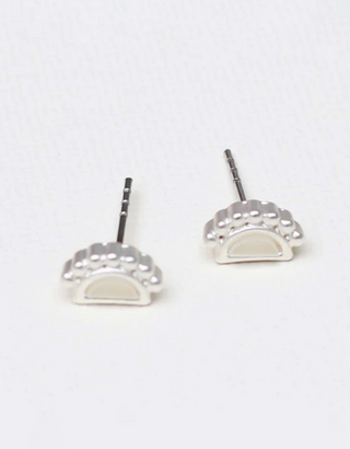 Silver Tate Earring