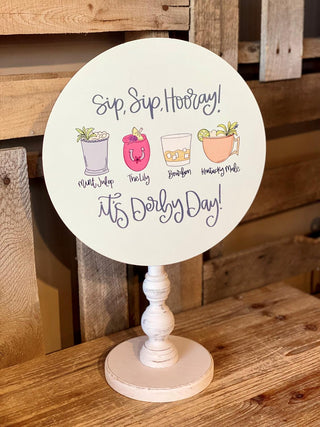 Sip Sip Hooray Derby Topper