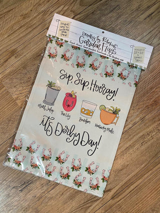 Sip Sip Hooray Garden Flag