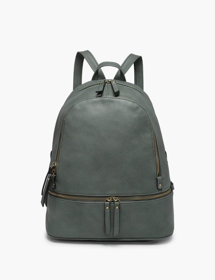 Slate Triple Zip Backpack