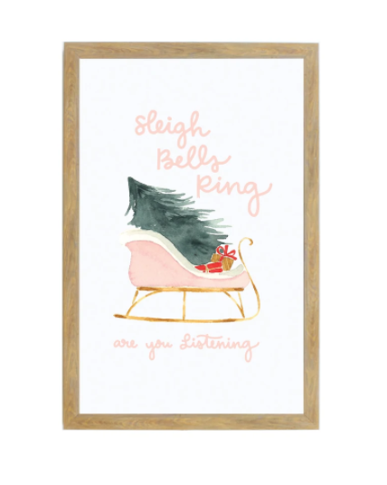 Sleigh Bell Rings Sign