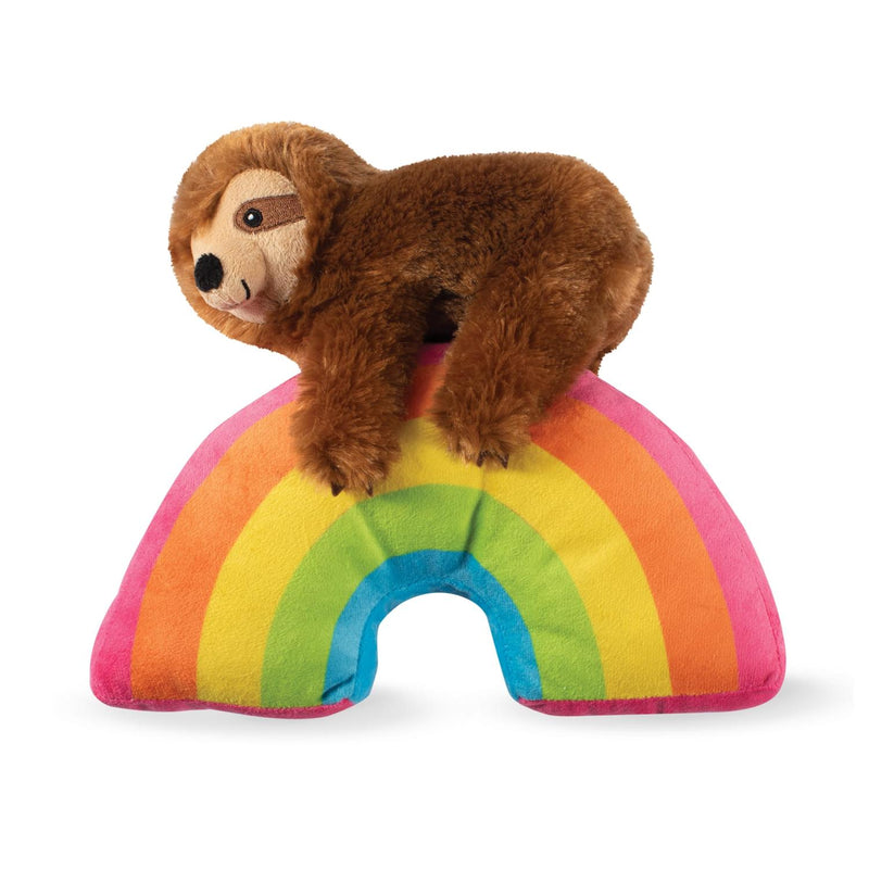 Sloth On Rainbow Dog Toy