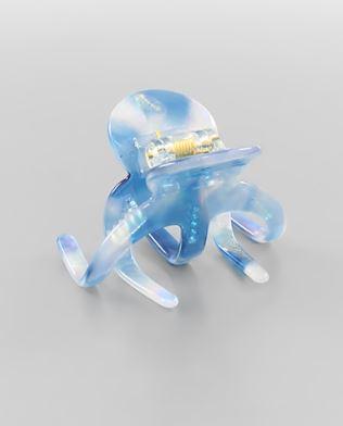 Small Acrylic Hair Clip Blue