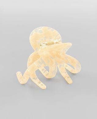 Small Acrylic Hair Clip Ivory