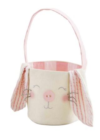 Small Pink Bunny Basket