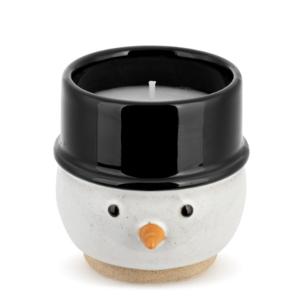 Small Snowman Candle