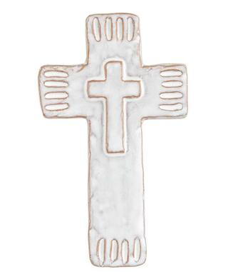 Small Stoneware Cross