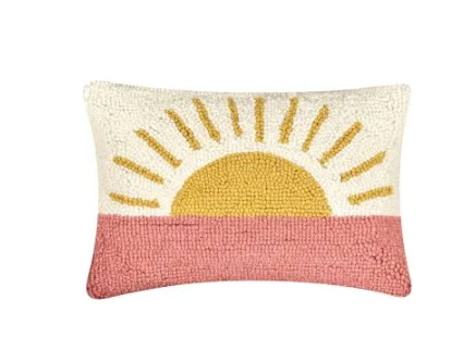 Small Sunrise Hook Pillow