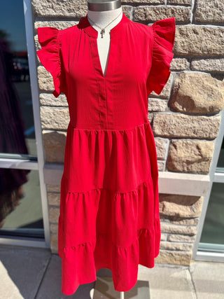 Smile Through It Dress-Curvy (more colors)
