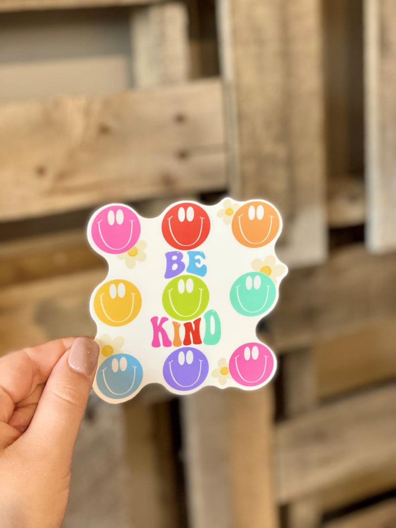 Smiley Be Kind Sticker