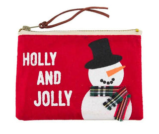 Snow Felt Gift Pouch