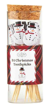 Snowman Christmas Toothpicks