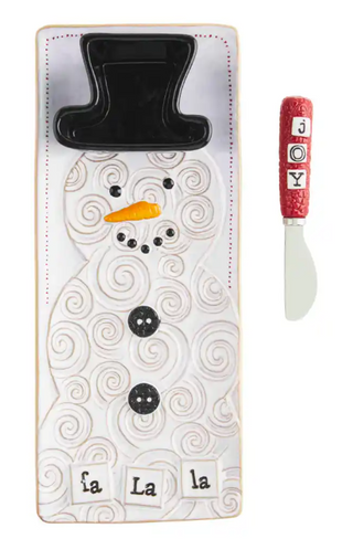 Snowman Dip Tray Set