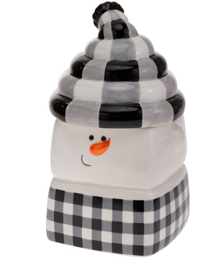 Snowman Jar