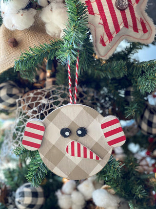 Snowman Wood Ornament