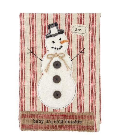 Snowman Xmas Towel