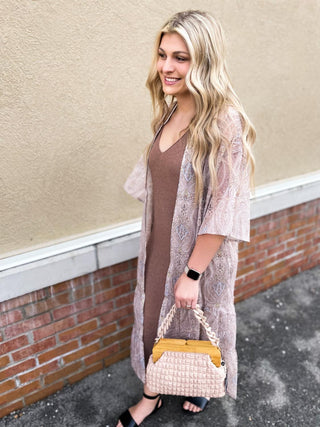 So Unreal Printed Kimono