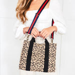 Sofia Leopard Canvas Crossbody