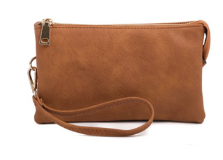 Solid Wristlet Crossbody (More Colors)