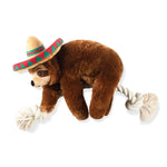 Sombrero Sloth Dog Toy