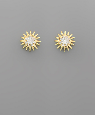 Spike Earrings Gold