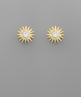 Spike Earrings Gold